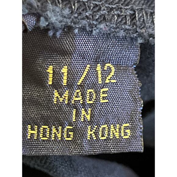 Vintage Esprit Sport Pleated High Waist Cotton Trousers Navy Blue Modern Size S - Picture 2 of 9